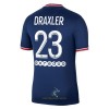 Officiële Voetbalshirt Paris Saint-Germain Julian Draxler 23 Thuis 2021-22 - Heren